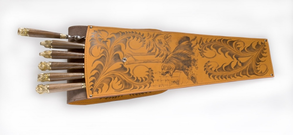 Колчан подарочный с шампурами 